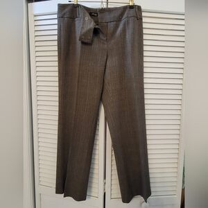 Rafaella Plaid Brown Women's Pants Sz 12P Petite